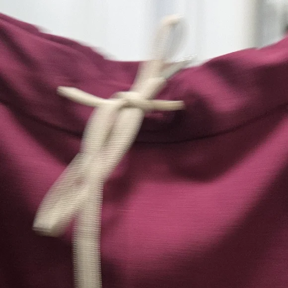 Bar III Women's Tie-Waist Bubble-Hem Mini Skirt, Women's Wine Pleated Mini Skirt - Picture 5 of 6